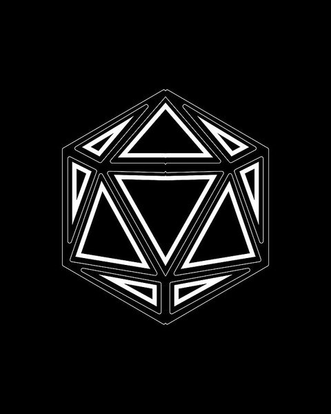 Reference d20 geometry study