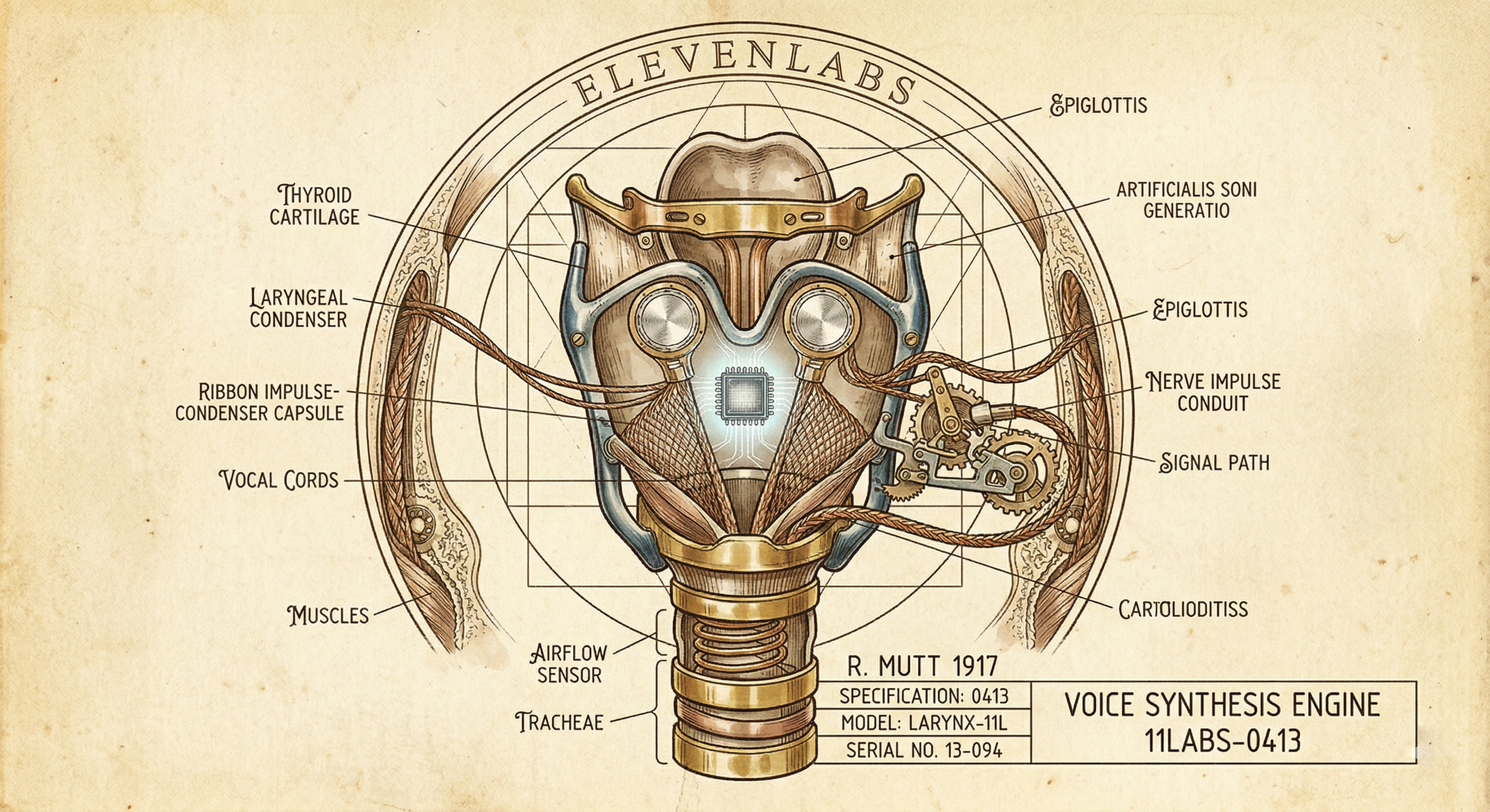 ElevenLabs Voice Synthesis Engine illustration